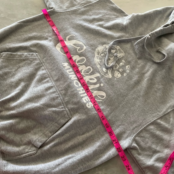 Cookie Monster Just Apparel Co. Grey Hoodie. Sweatshirt - Picture 10 of 10